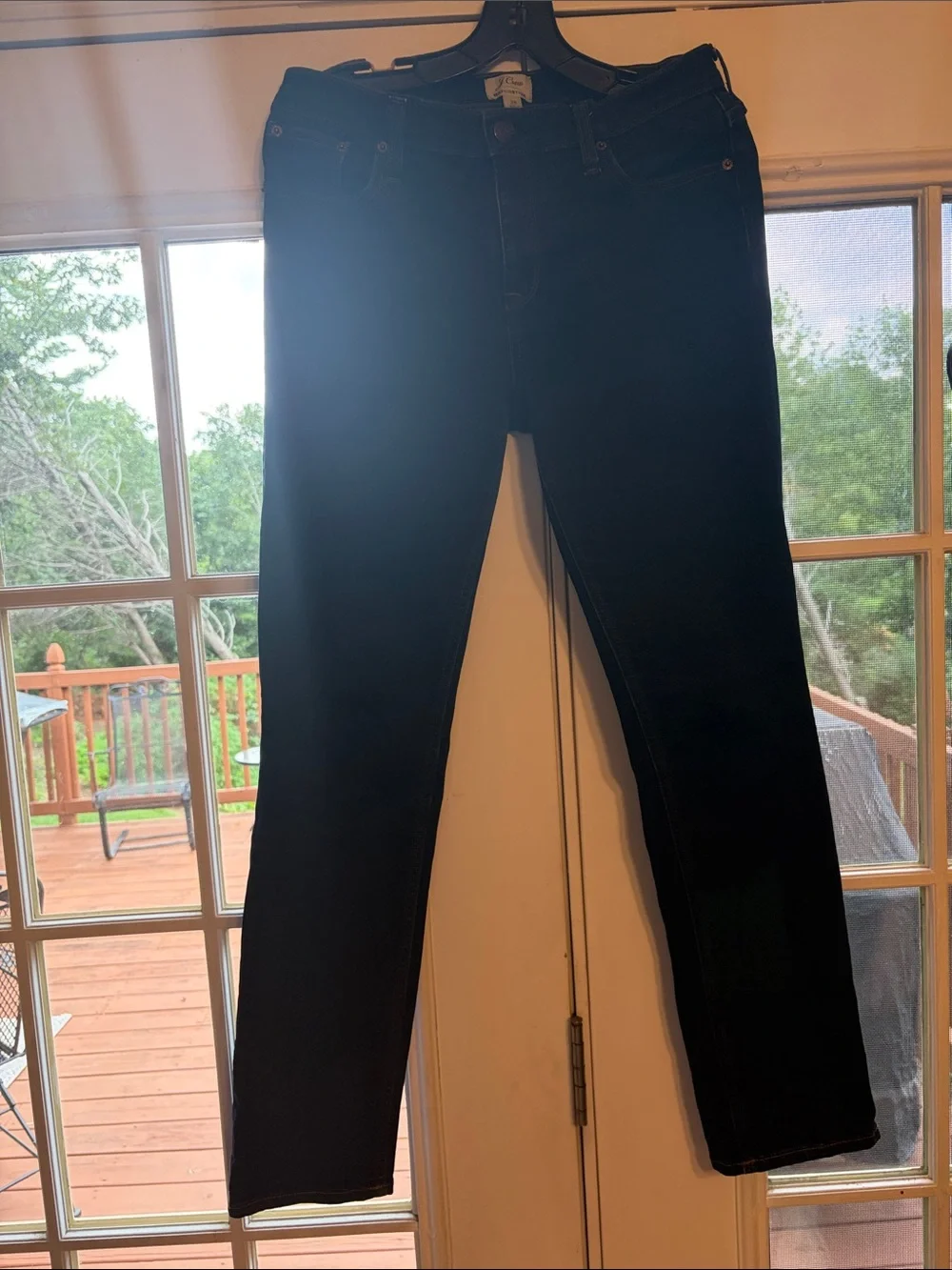Dark denim J Crew Matchstick jeans